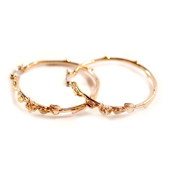 Disney Couture™ B&B The Rose Hoops